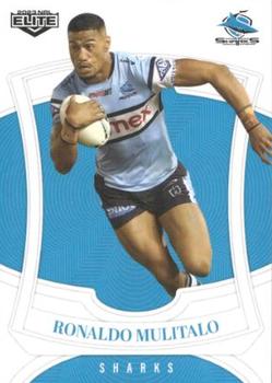 2023 NRL Traders Elite #033 Ronaldo Mulitalo Front